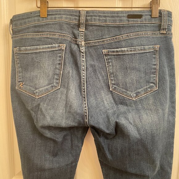 Kut From the Kloth Distressed Denim Ankle Jeans size 10 - Picture 5 of 5